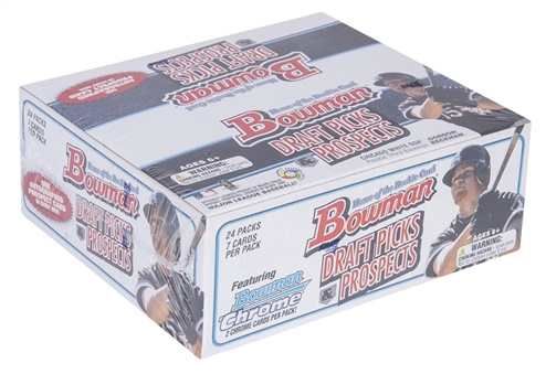 2009 Topps Bowman Chrome Draft Picks & Prospects Factory Sealed Box (24 Packs) 